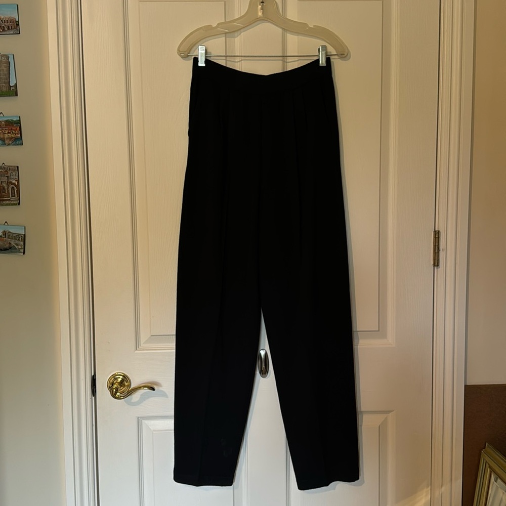 St. John Basics Black Knit Pants